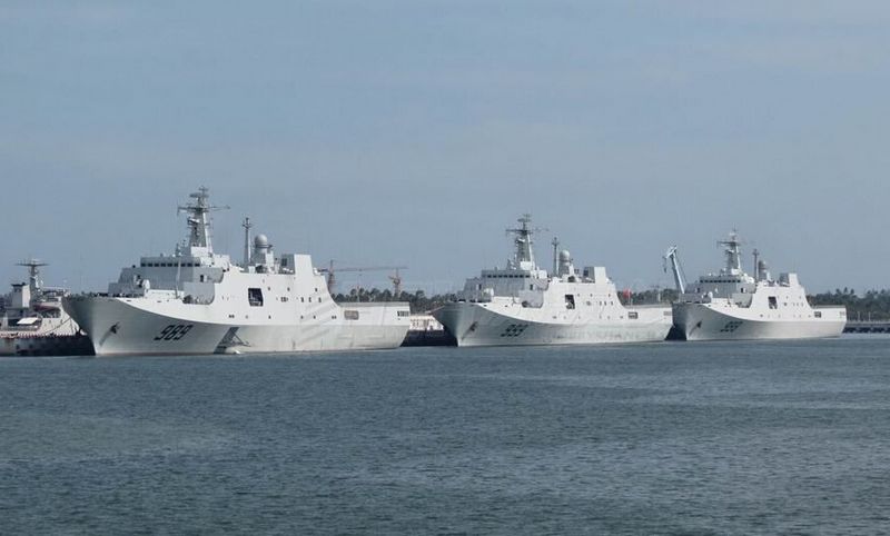 中国第四艘071型船坞登陆舰基本成型_军事频道