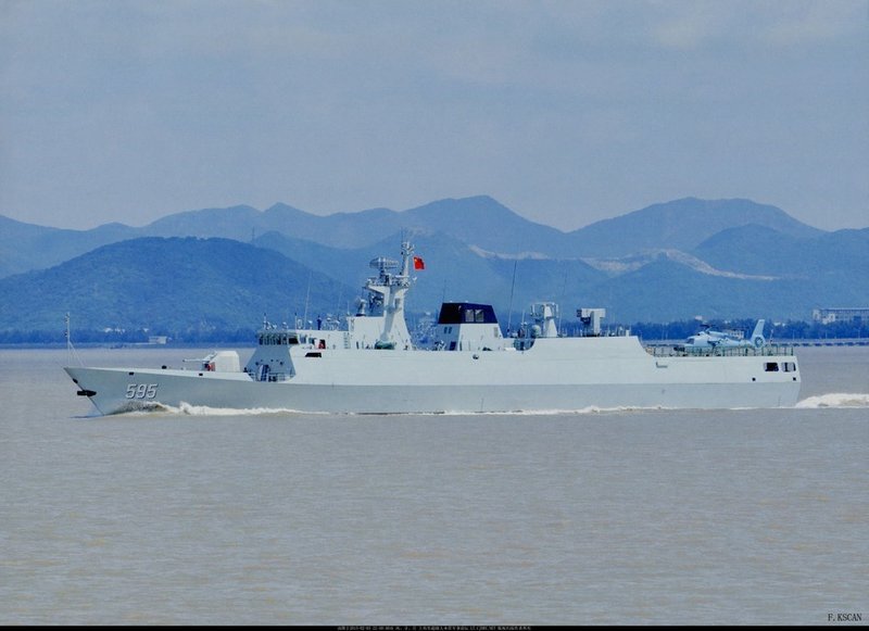 中国第25艘056轻护下水 或成未来南沙守护者