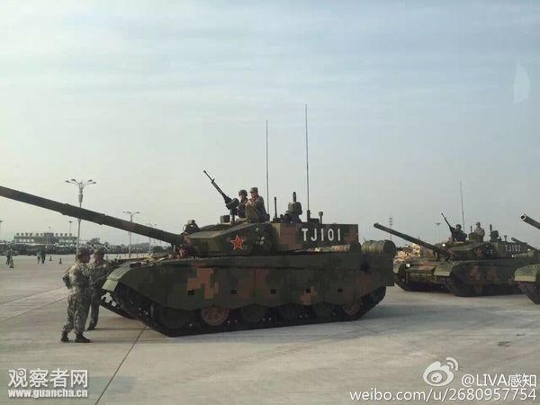 抗战阅兵车辆方队曝光 东风-5洲际导弹再度登